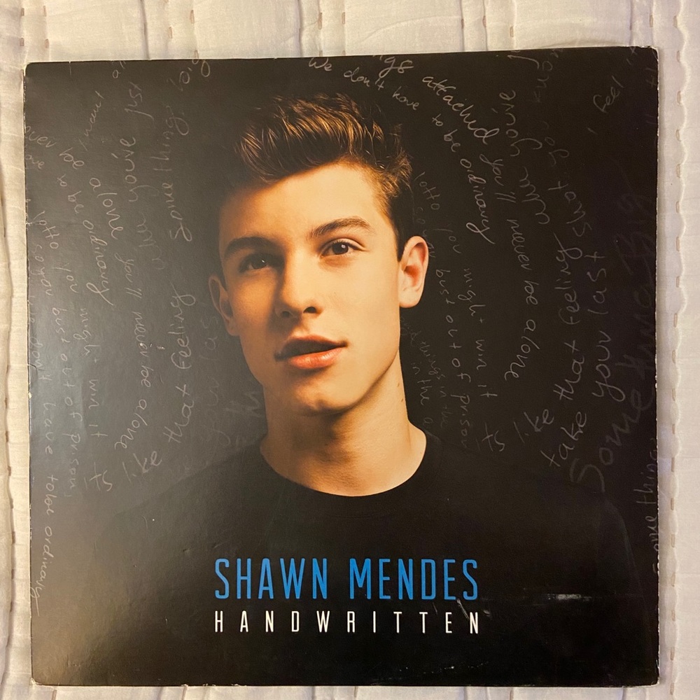 Shawn Mendes Handwritten Vinyl